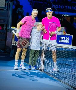 Münzwurfkind Rafi bei Erste Bank Open